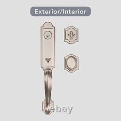 Avendale, poignée de porte d'entrée avec bouton intérieur, dotée d'un système SmartKey Deadbo