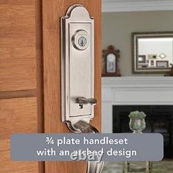 Avendale, poignée de porte d'entrée avec bouton intérieur, dotée d'un système SmartKey Deadbo