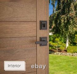 Baldwin Torrey Pines, Poignée de porte d'entrée avant avec levier intérieur, dotée de la technologie SmartKey