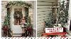 Idées De Décoration De Noël Pour Le Porche Avant Et L'entrée - Bienvenue à La Maison Pour La Joie Des Fêtes