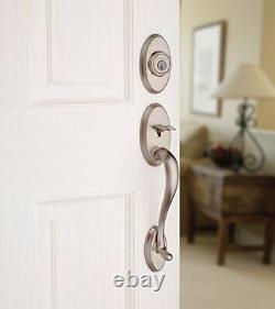 : Poignée de verrouillage de porte d'entrée et ensemble de pêne dormant de Shelburne, poignée de porte d'entrée extérieure avec