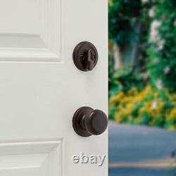 Poignée de verrouillage de porte d'entrée et ensemble de verrou à pêne dormant Hawthorne, poignée de porte d'entrée extérieure avec