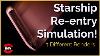Rentrée Et Désintégration De Spacex Starship : 3 Simulations De Rendu