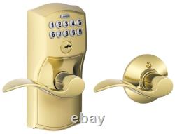 Schlage FE575-CAM-ACC Saisie du clavier Camelot_Entry