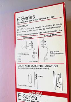 Serrure de poignée d'entrée Schlage E-Series E51PD MUR 625 ORB avec verrouillage à gâche 2-3/8 BS