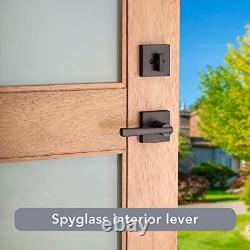 Spyglass Baldwin, poignée de porte d'entrée avec levier intérieur, doté de SmartKey