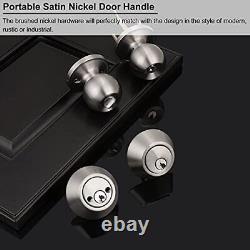 Tous les boutons de porte d'entrée avec double cylindre pour l'extérieur sont identiques